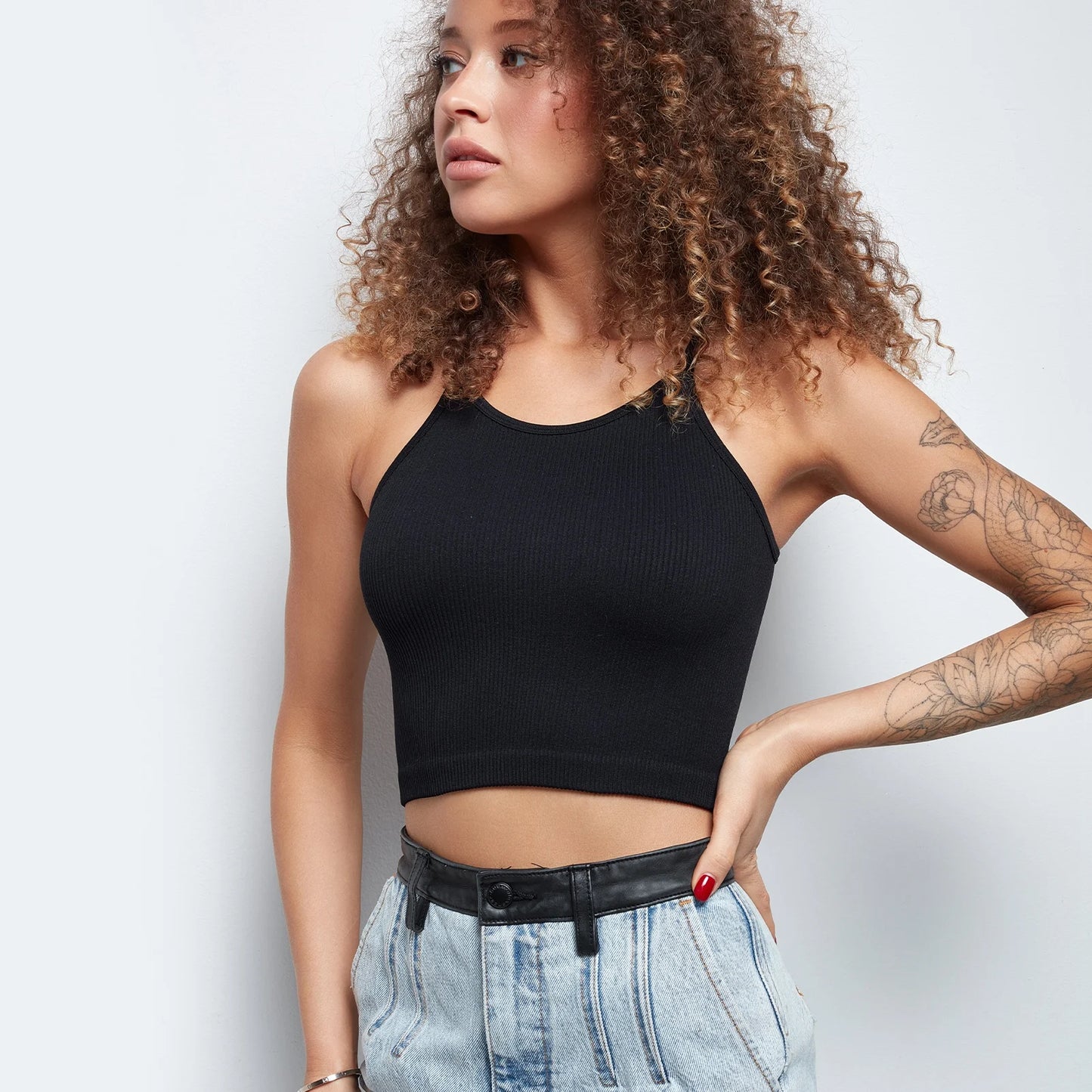 2 Pieces Women Tank Tops Sexy Going Out Sports