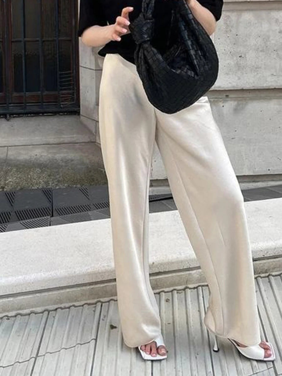 Ladies Stylish Loose Fit Trousers