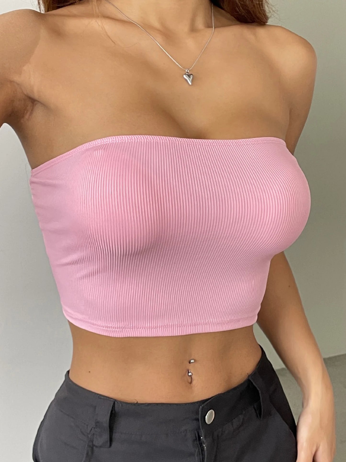 Sexy Off Shoulder Ruffle Crop Top