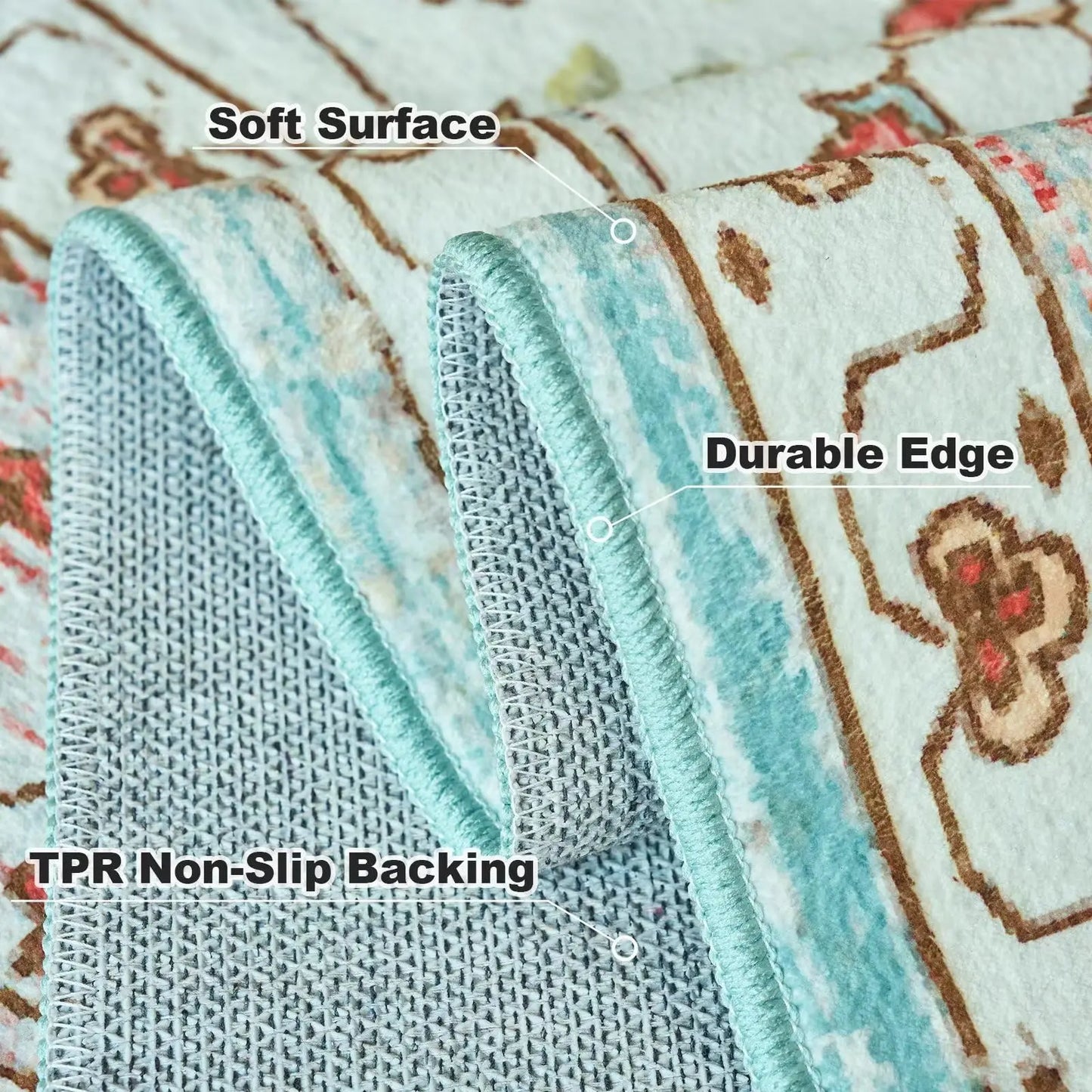 Washable Rug Vintage Area Rugs