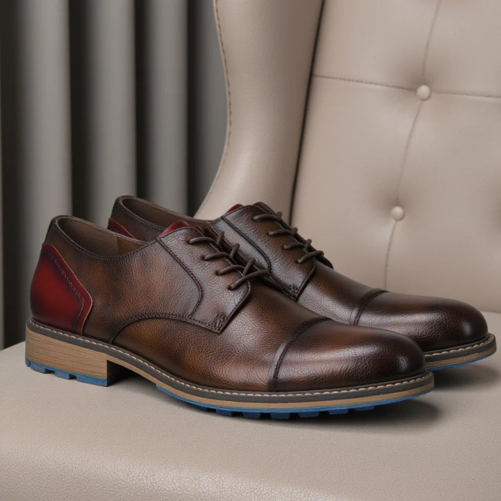 Retro Men Derby Shoes
