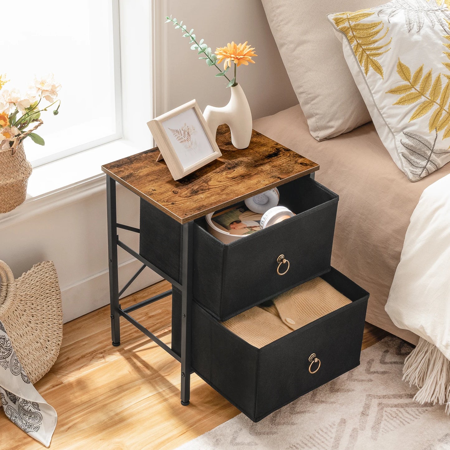 Nightstand Set of 2, ,