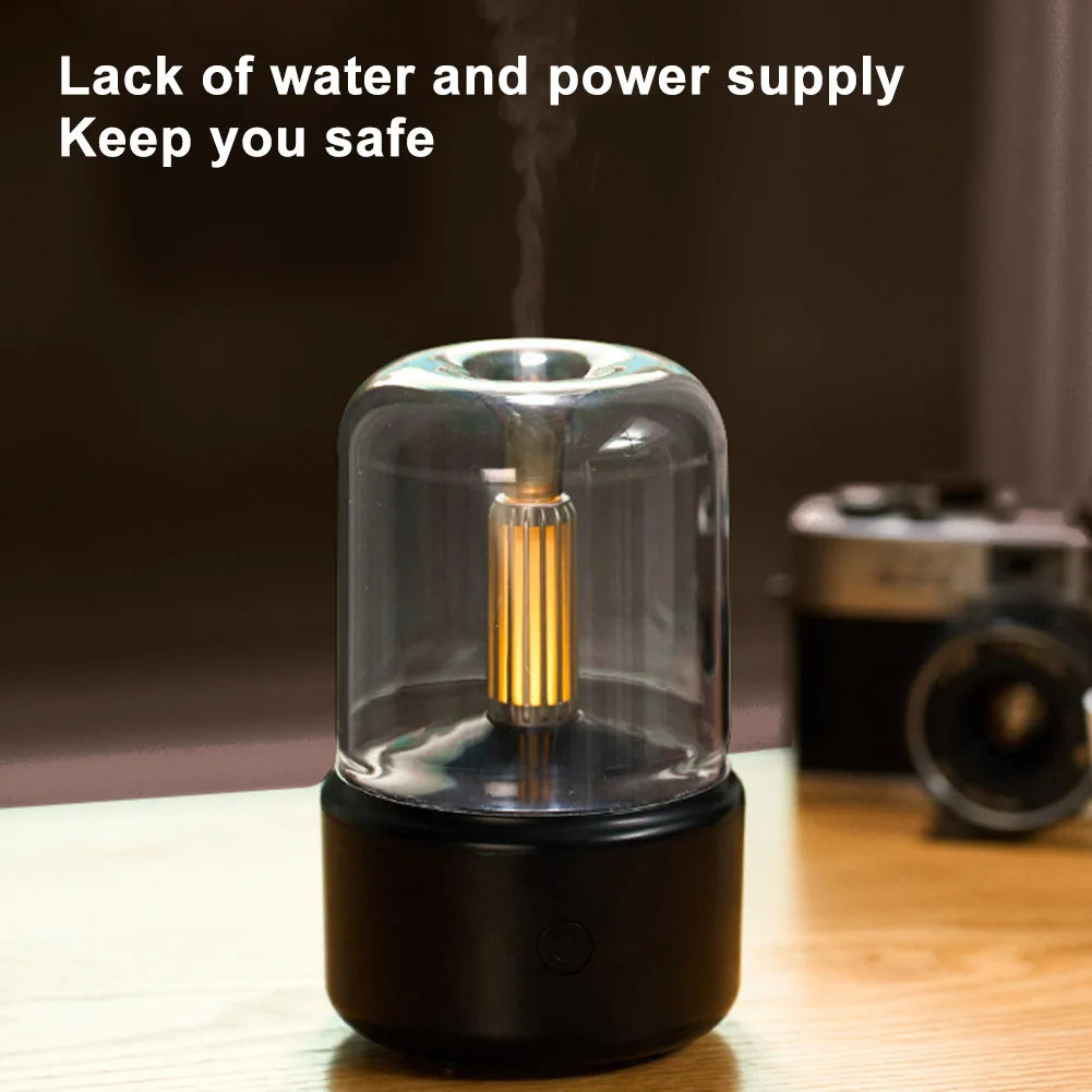 Air Humidifier Essential Oil Diffuser with LED & Auto-Off