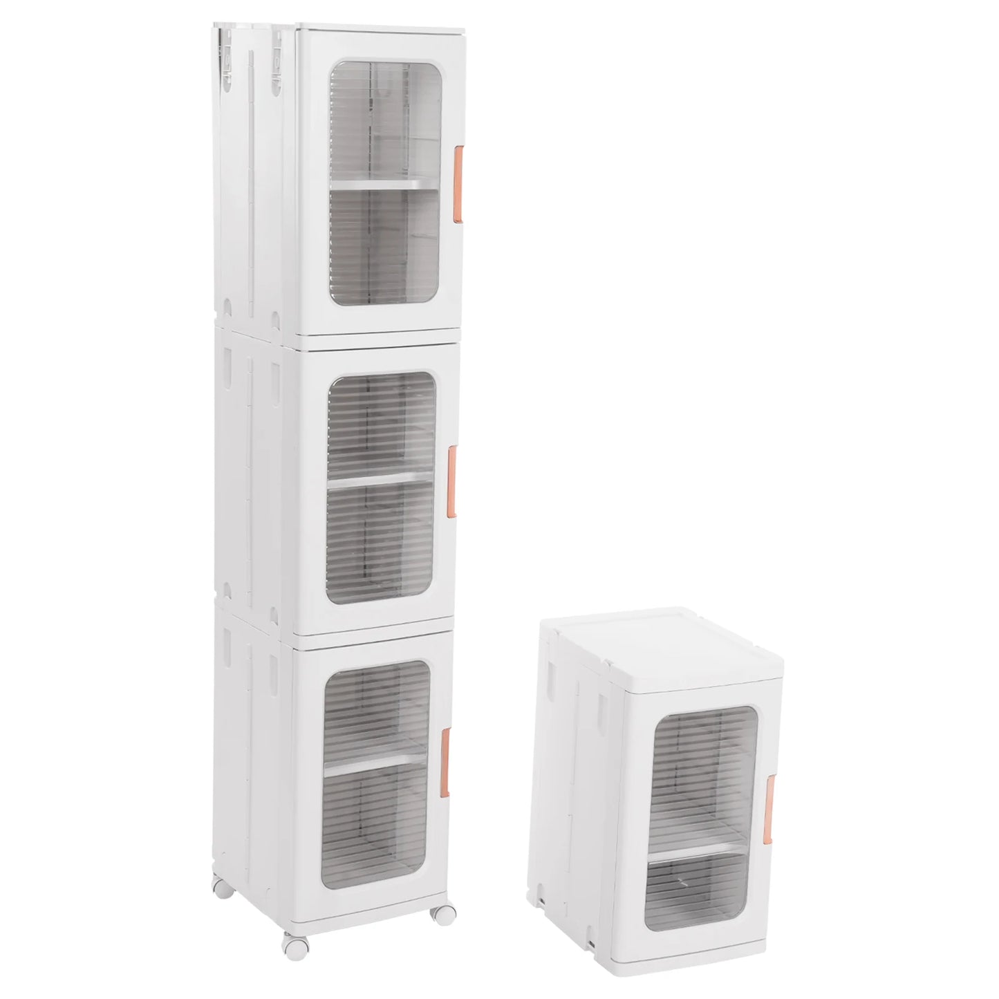 4-Tier Narrow Storage Cabinet