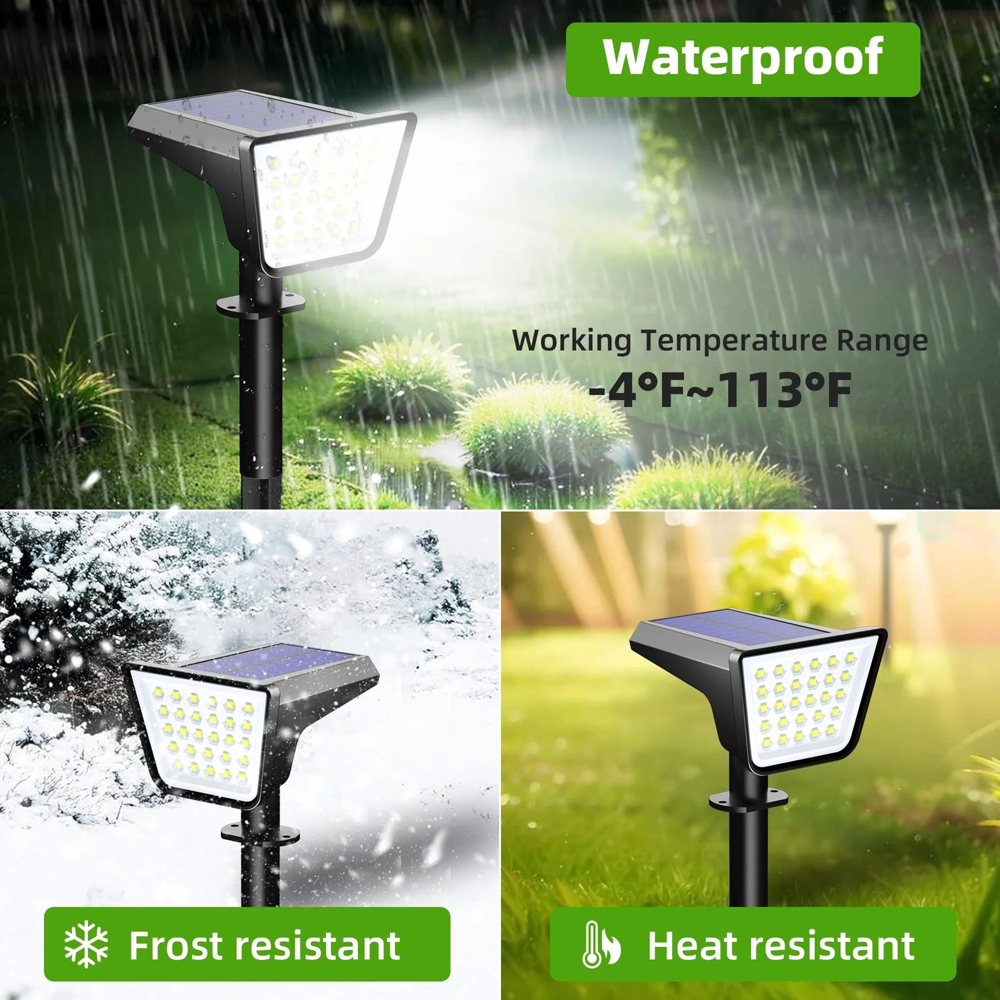 Solar Pathway Lights Outdoor,