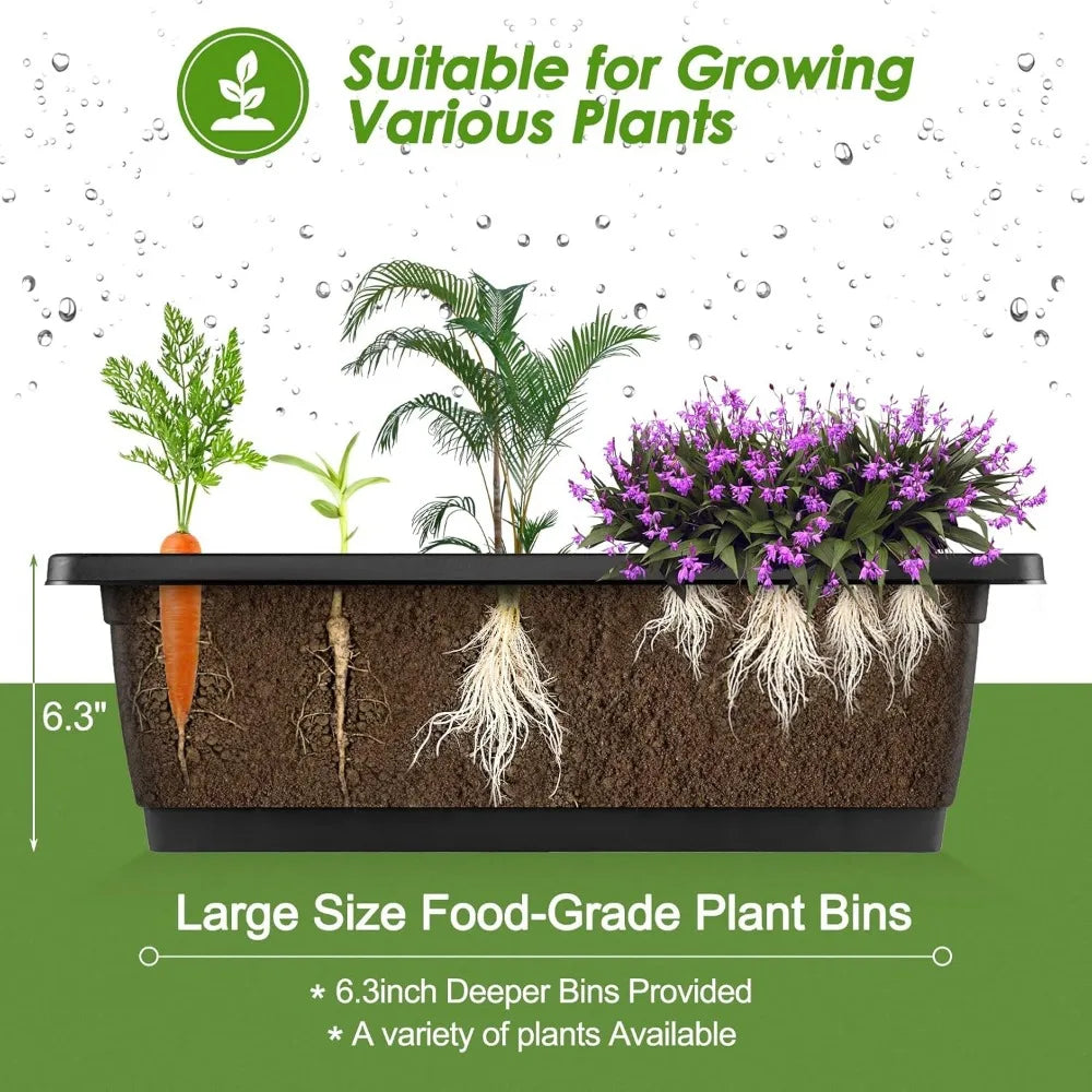 Vertical Raised Garden Bed, 5 Tiers
