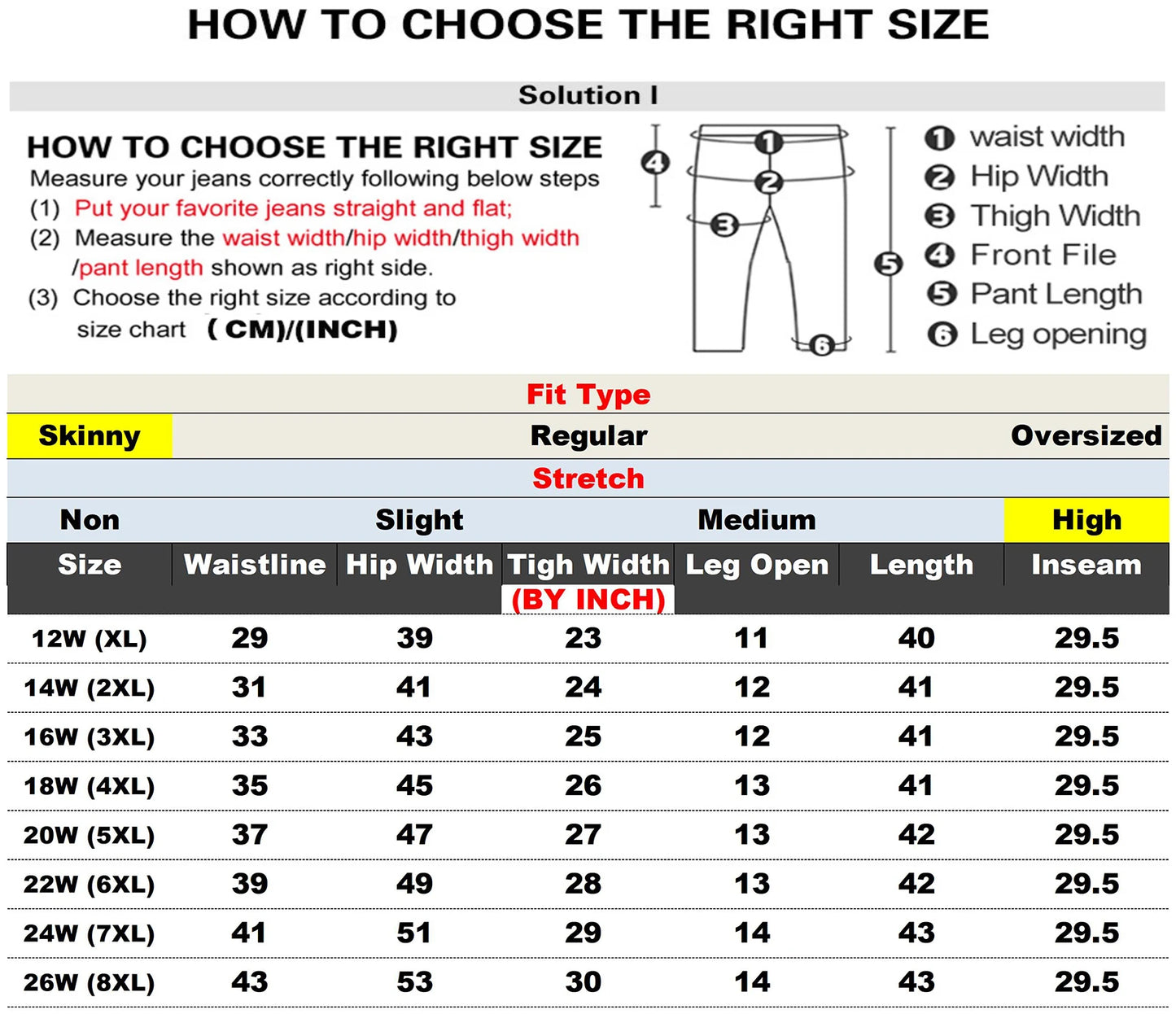 Plus Size Women Jeans