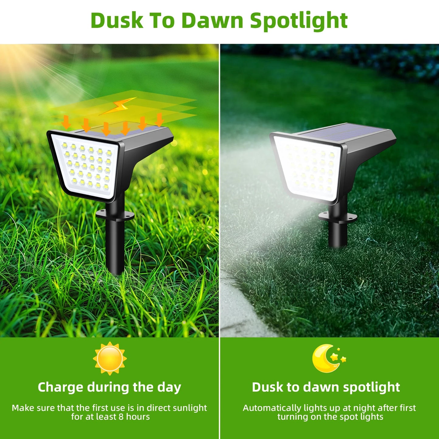 Solar Pathway Lights Outdoor,