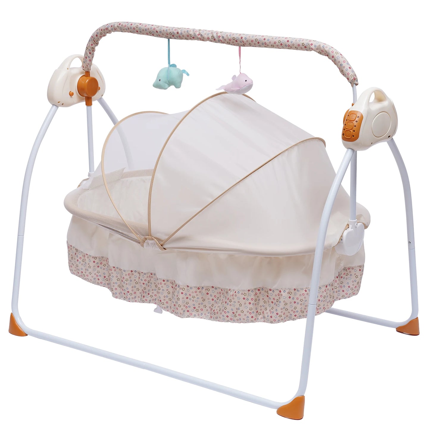 Electric Baby Crib Cradle Auto-Swing
