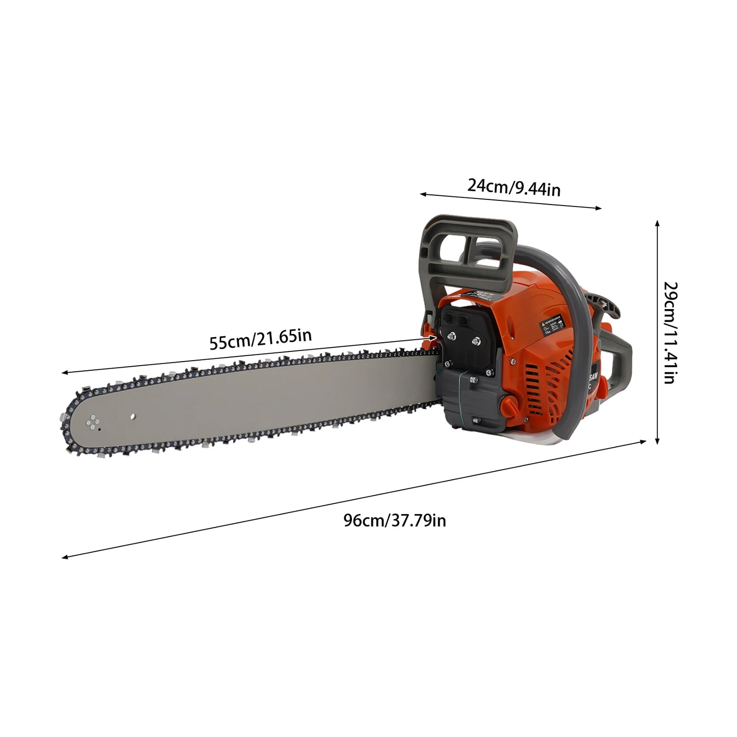 22" 60CC Gas Chainsaw