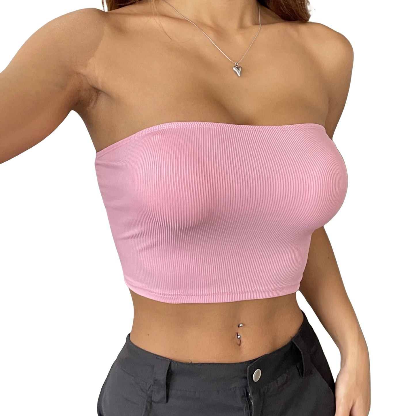 Sexy Off Shoulder Ruffle Crop Top