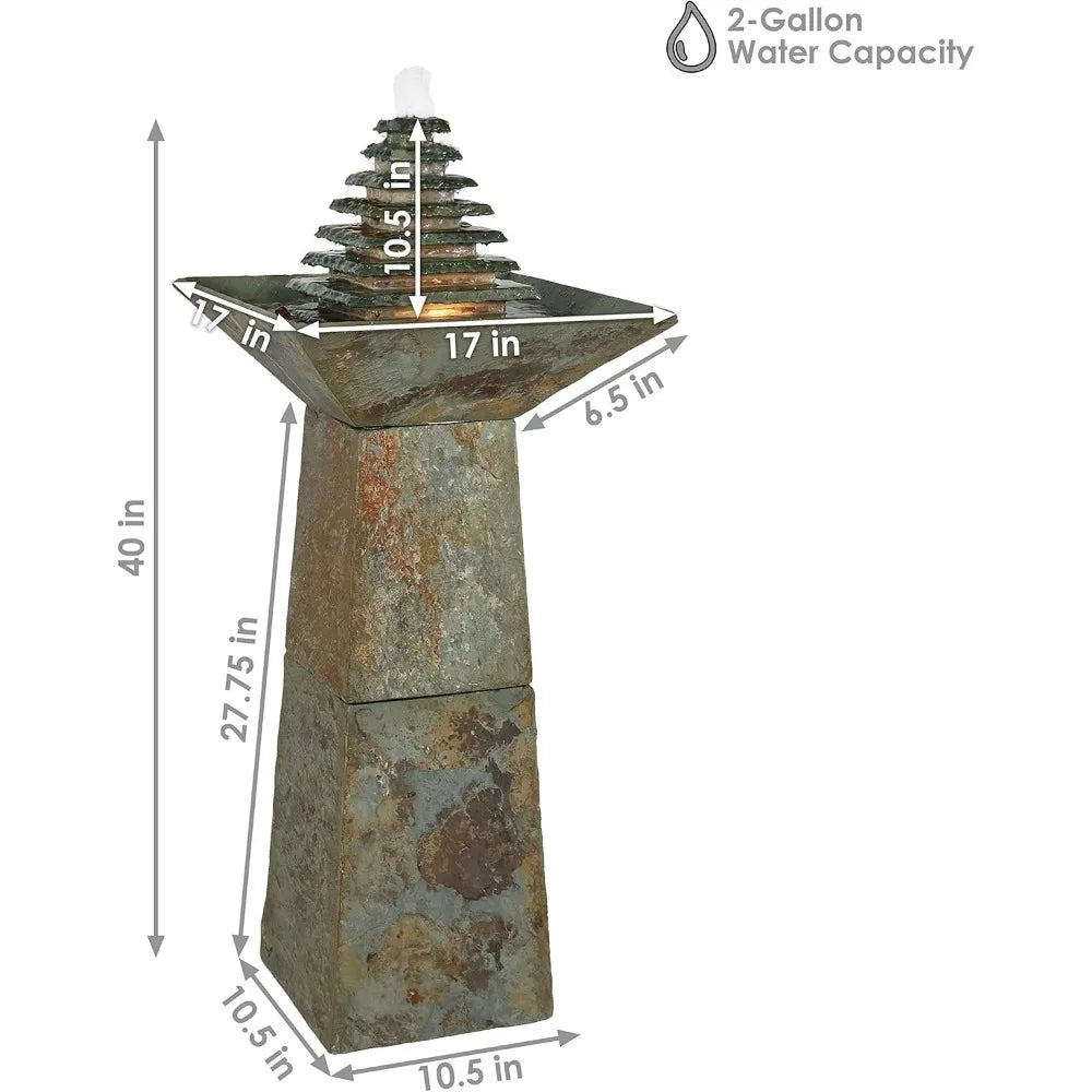 Slate Outdoor Water Fountain