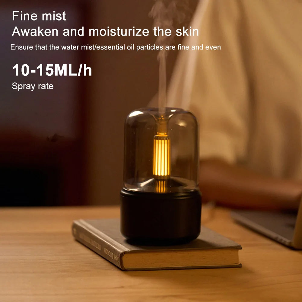 Air Humidifier Essential Oil Diffuser with LED & Auto-Off