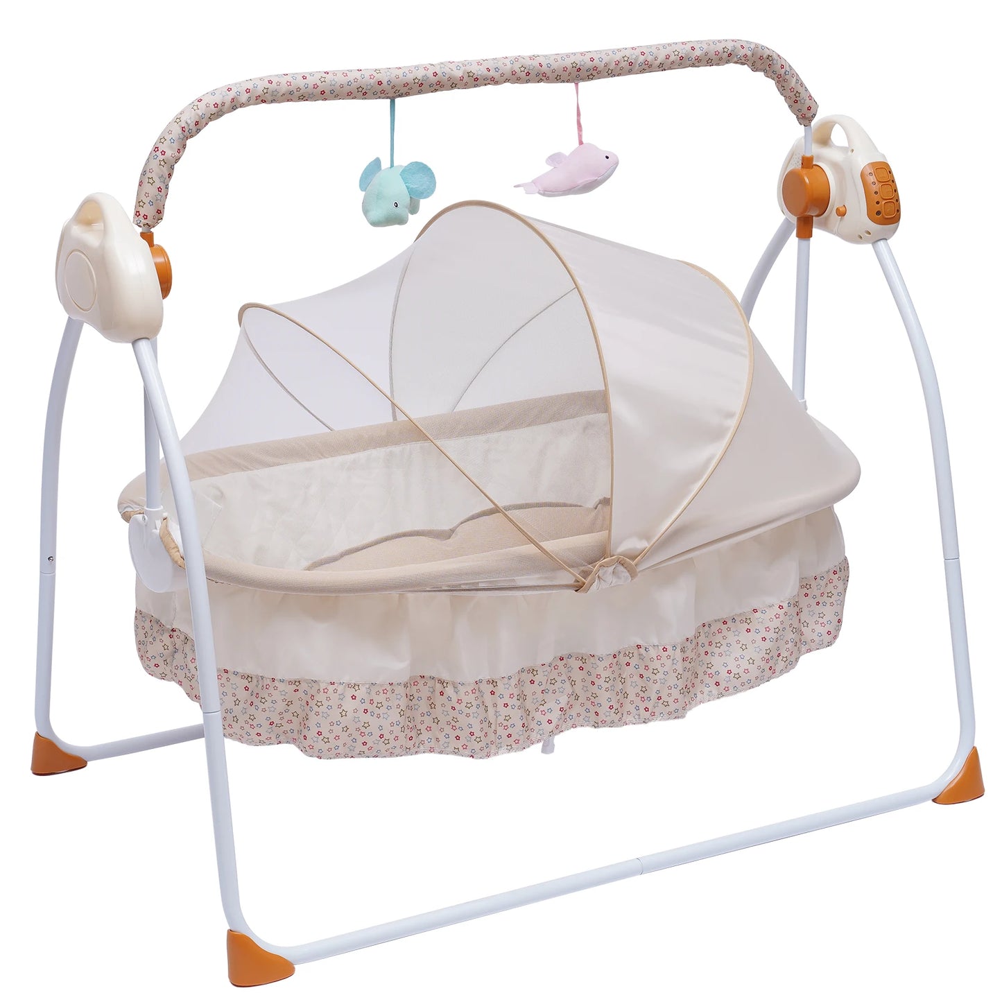 Electric Baby Crib Cradle Auto-Swing