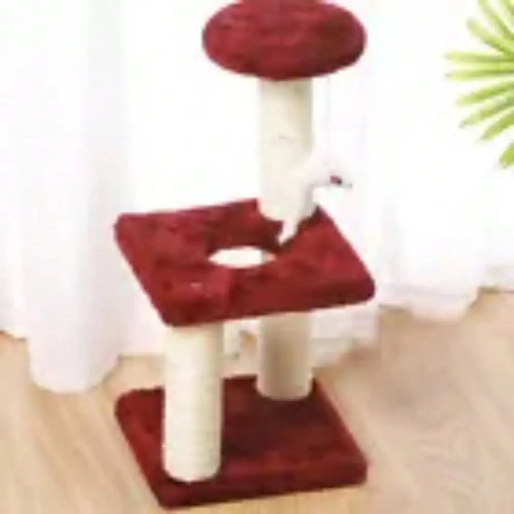 Cat scratch tree pillar indoor climbing activity center play house