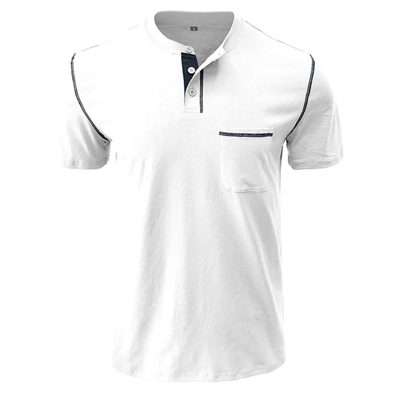 Men s Lightweight V-Neck T-Shirt Breathable Fit Short Sleeve