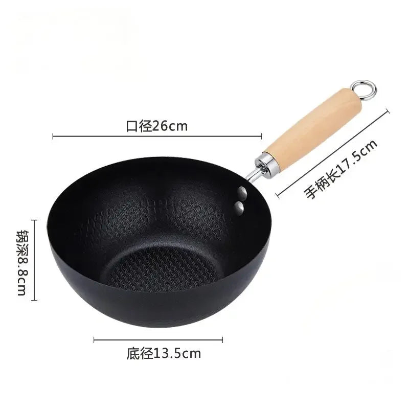 Mini Frying Pan Non-Stick Iron Pan Frypan Pot Saucepan Cooking Omelette Pans Wok For Kitchen Cookware