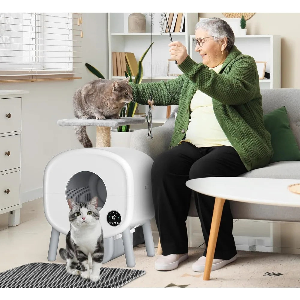 Large Electric Kitty Litter Box