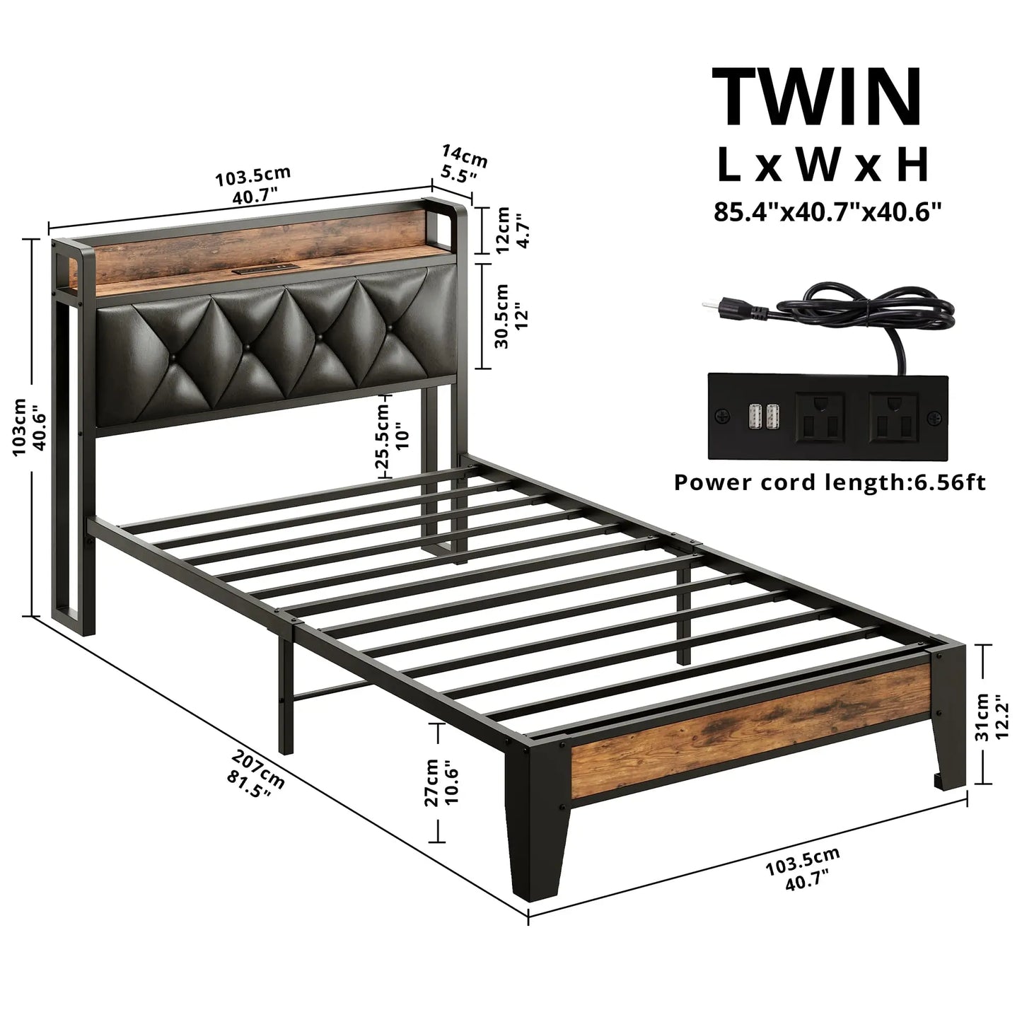 Bed Frames, Twin, Queen, California King Size