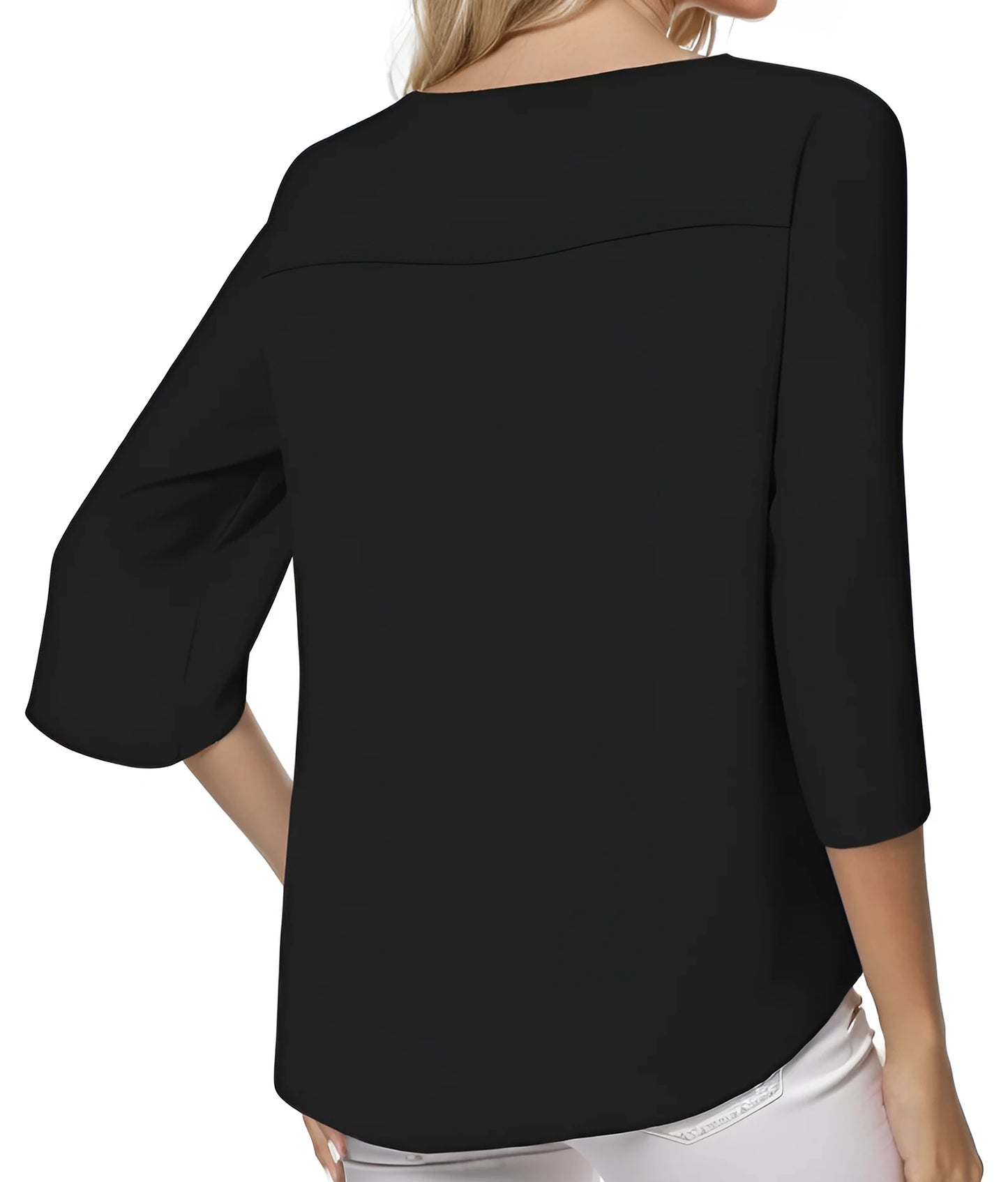 Womens Casual Square Neck Loose Top