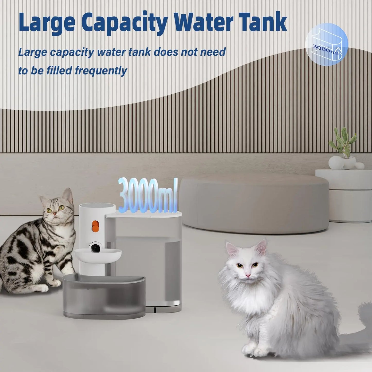 Cat Water Fountain - Automatic Pet Drinking Fountain