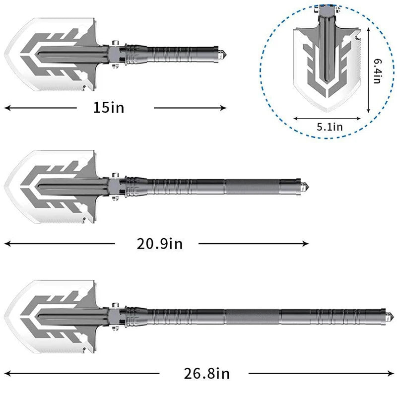 Outdoor Multi-purpose Folding Military Shovel