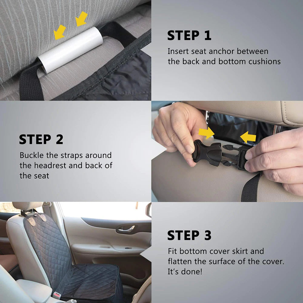 Dog Car Seat Covers 100% Waterproof