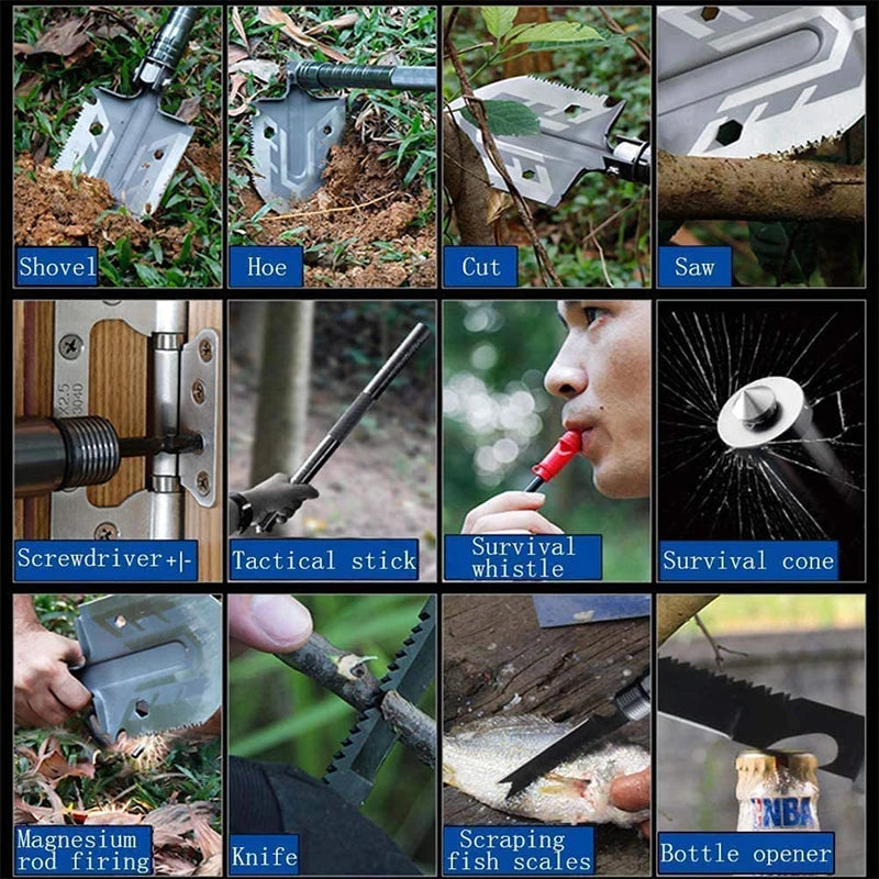 Outdoor Multi-purpose Folding Military Shovel