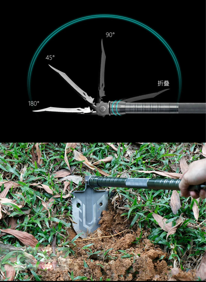 Outdoor Multi-purpose Folding Military Shovel