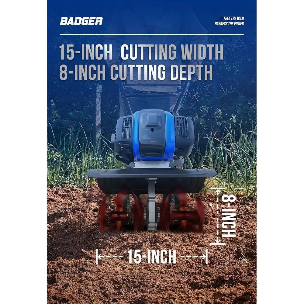 53cc Mini Garden Tiller Cultivator