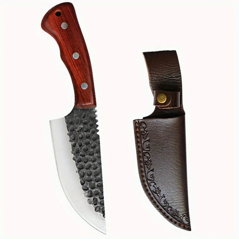 1 PC Stainless Steel Multipurpose Knife Professional Kitchen Knife Butcher Knife Meat Cleaver Handmade Forged Knife
