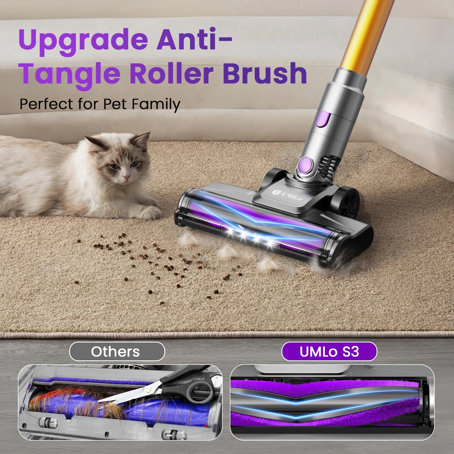 YISORA Cordless Vacuum Cleaner,