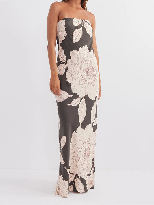 Elegant Off-Shoulder Maxi Dress