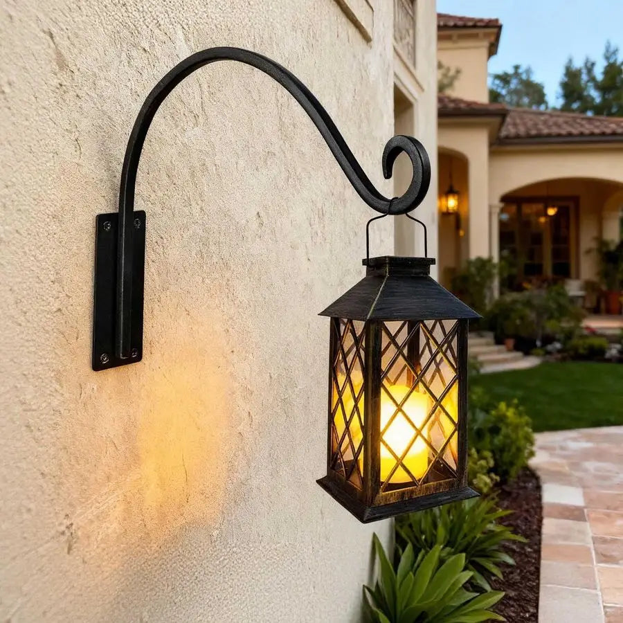 Heavy Duty Plant Hanger Bracket 2 Packs 16Inch Metal Bird Feeder Hangers Outdoor, 45lbs Weight Capacity Hanging Plant Hooks for