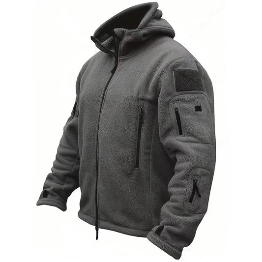 Men US Military Winter Thermal Fleece Tactical Jacket Outdoors Sports Hooded Coat Militar Softshell Hiking Outdoor Army Jacket