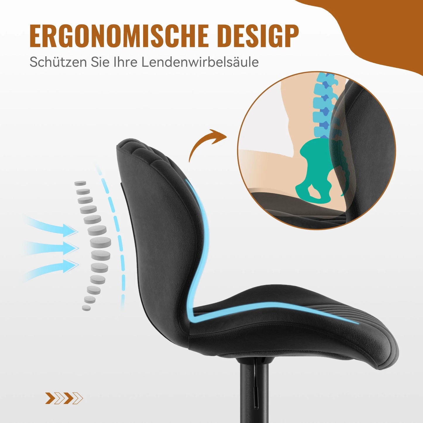 2 Pcs Set Backrest Bar Stools Luxury