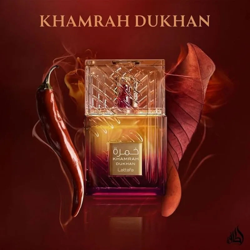 100ML Lattafa Original Arab Perfume Khamrah Qahwa Dukhan Ladies' Fragrance Spray Cologne for Man