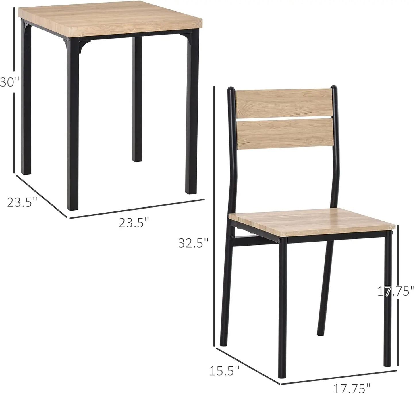 3 Piece Dining Table
