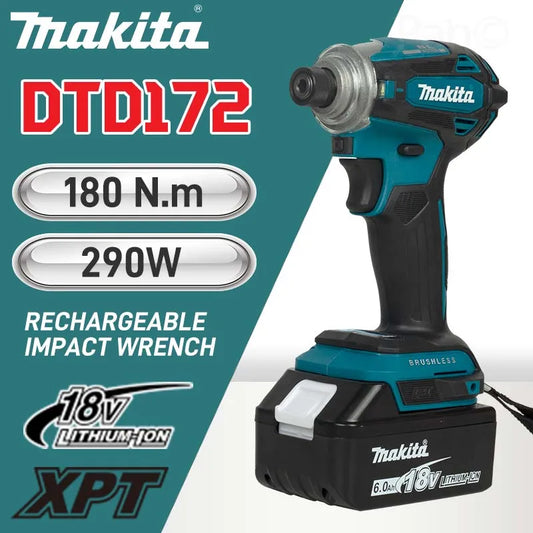 Makita DTD172 Impact Driver Drill 180Nm 18V