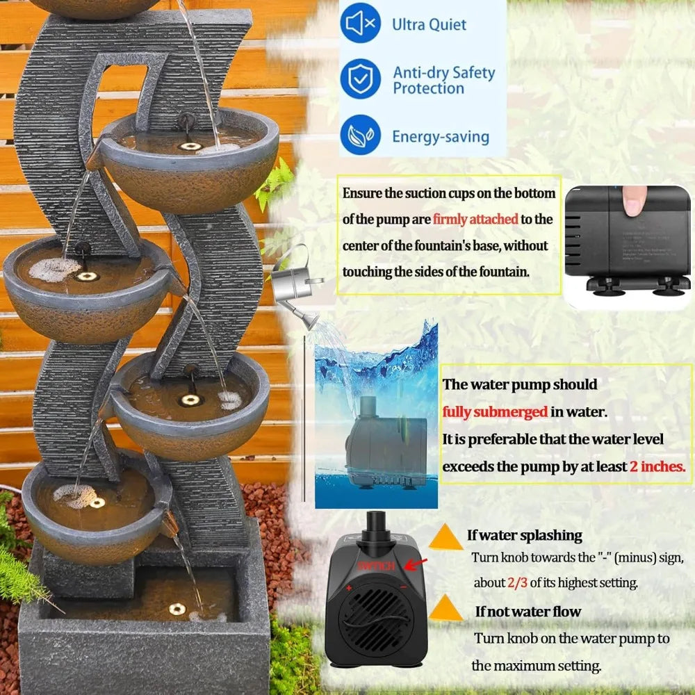 Large Outdoor Garden Fountain
