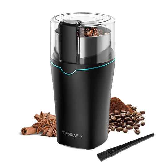 Coffee Bean Grinder with Removable Stainless Steel Cup