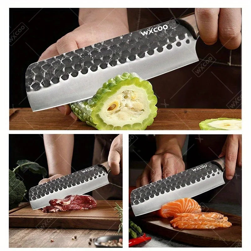 1-11PCS Kitchen Chef Knife Set Stainless Steel Sharp Multipurpose Utility Knife Professional Boning Vegetable Chopper Cutting