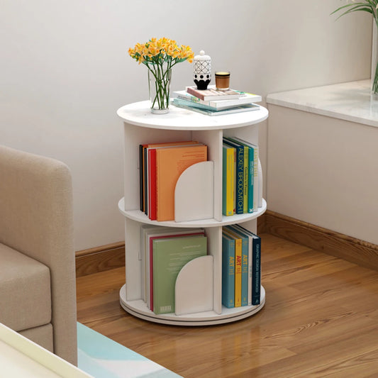 360° Rotating Bookshelf