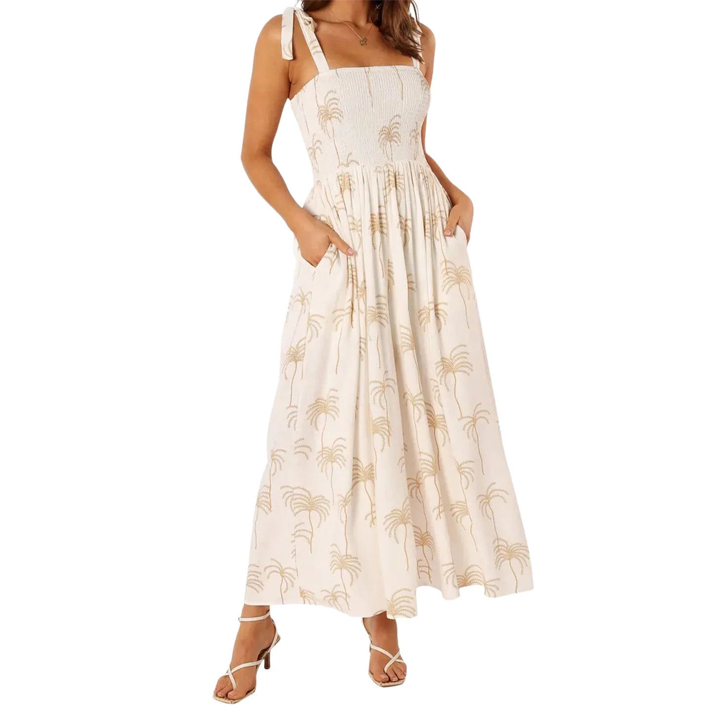 Floral Print Jumpsuit with Adjustable Shoulder Straps