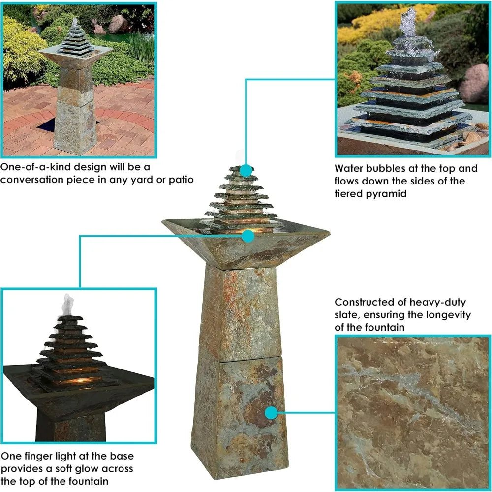 Slate Outdoor Water Fountain