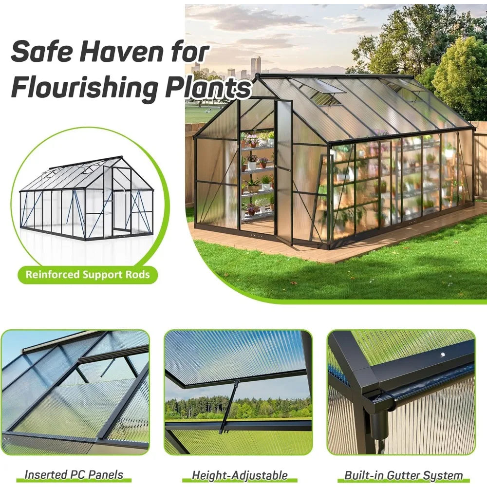 Greenhouse for Outdoors 8x14 FT,