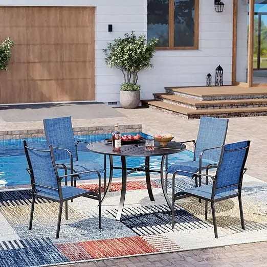 7-Piece All-Weather Rattan Patio Dining Set