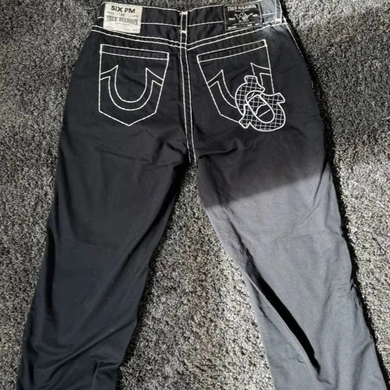 Man Loose Baggy Jeans Hip Hop
