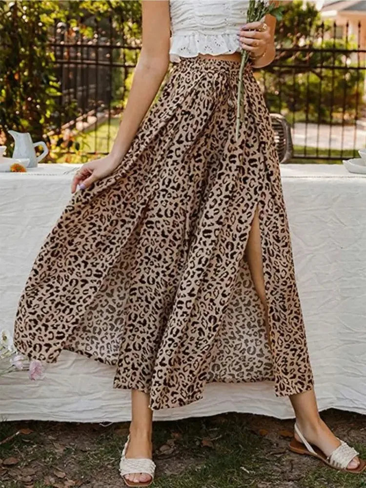 Elastic Waist Long Half Pants