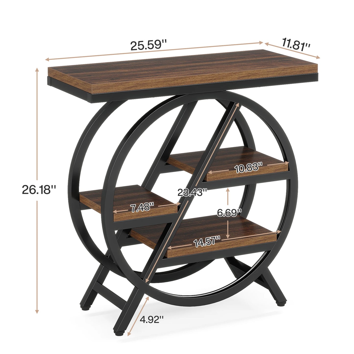 Tribesigns End Table for Living Room,